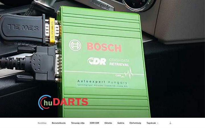 Screenshot of hudarts.hu