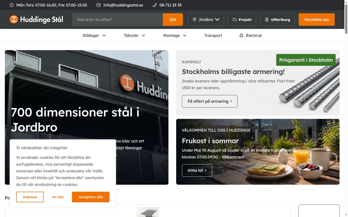 Snímek obrazovky baneru souhlasu zobrazeného před jakoukoli interakcí