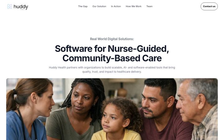 Screenshot of huddyhealth.com