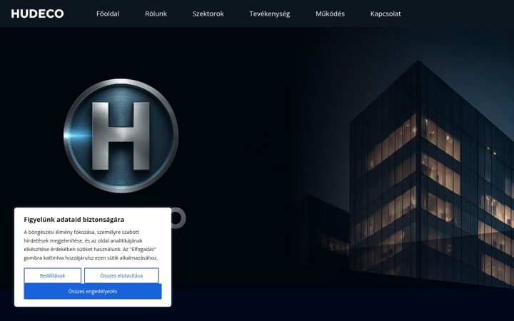 Screenshot of hudeco.hu