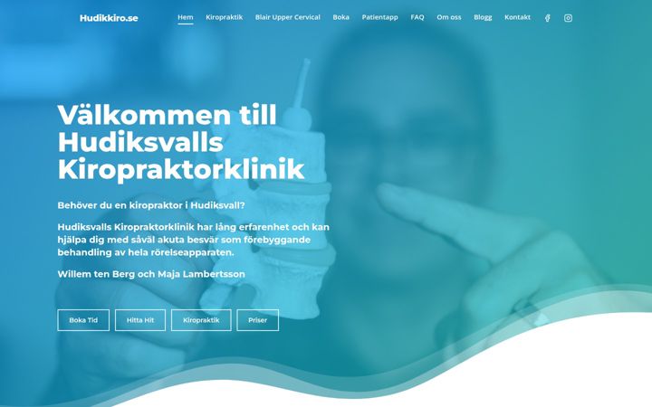 Screenshot of hudikkiro.se