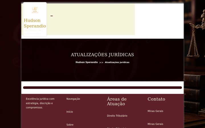Screenshot of hudsonsperandio.com