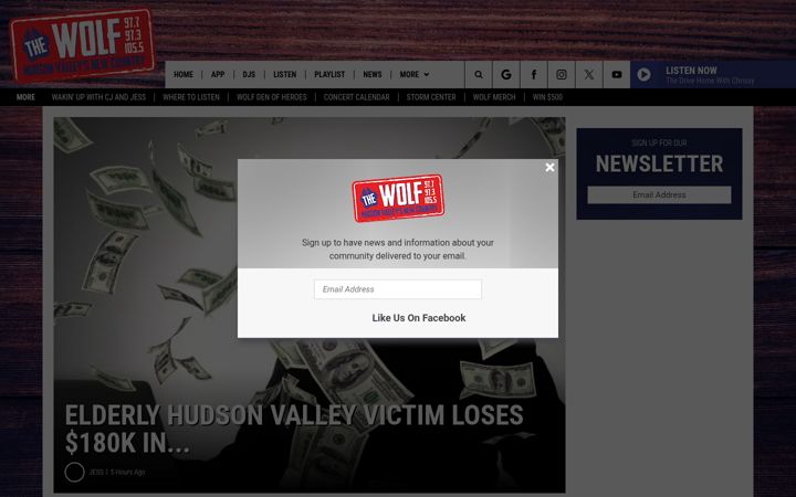 Screenshot of hudsonvalleycountry.com