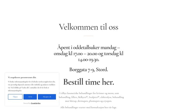 Screenshot of hudvest.no