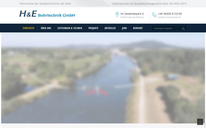 Screenshot of hue-bohrtechnik.de