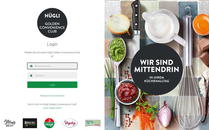 Screenshot of huegli-club.at