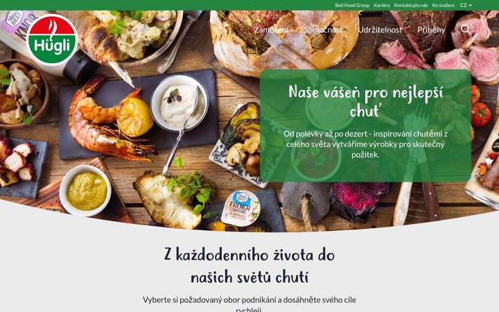 Screenshot of huegli.cz