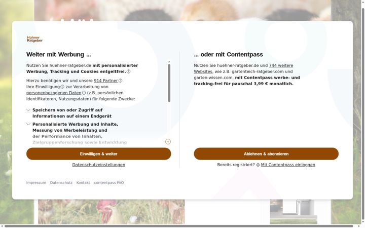 Screenshot of huehner-ratgeber.de