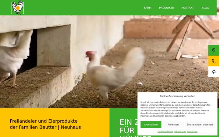 Screenshot of huehnerei.ch