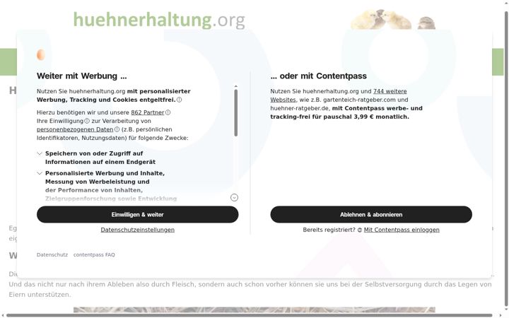 Screenshot of huehnerhaltung.org