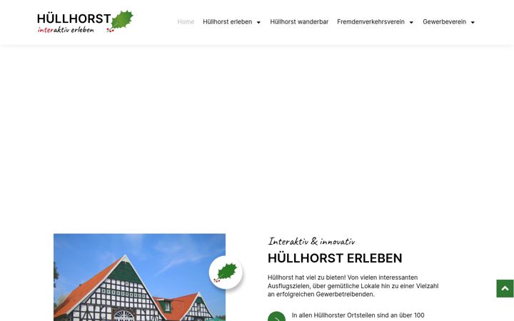 Screenshot of huellhorst-erleben.de