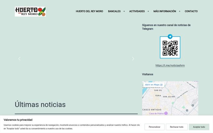 Screenshot of huertodelreymoro.org