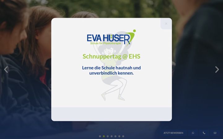 Screenshot of hueserschule.de