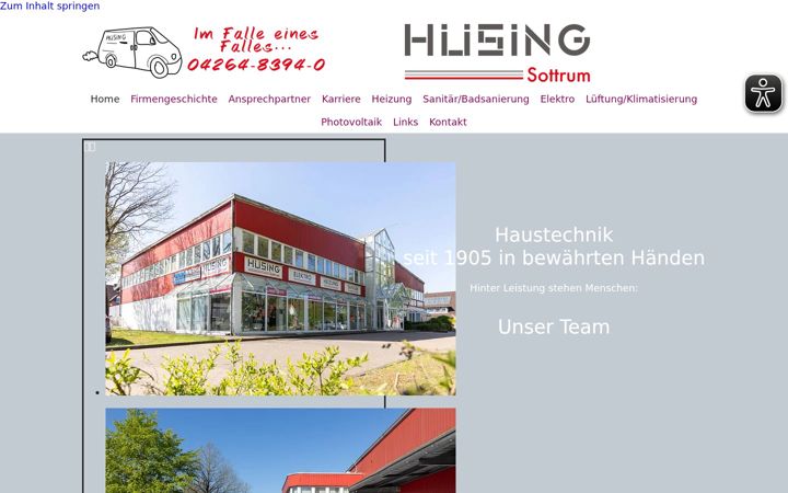 Screenshot of huesing-sottrum.de