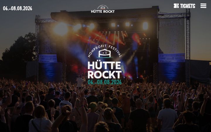 Screenshot of huette-rockt.de