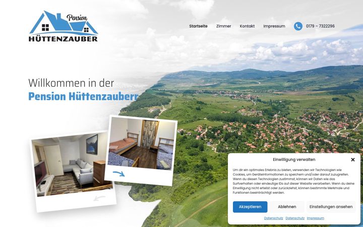 Screenshot of huetten-zauber.de