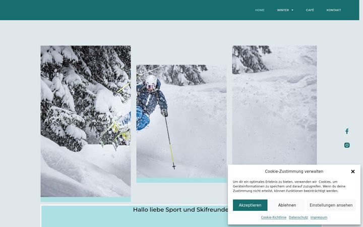 Screenshot of huettenbrand.de