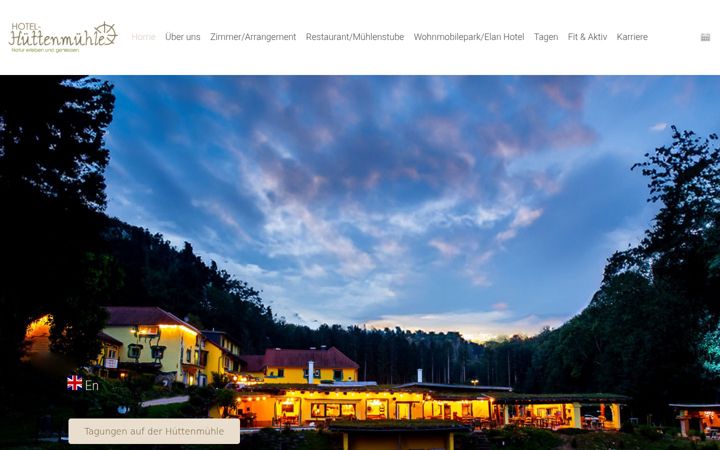 Screenshot of huettenmuehle-hillscheid.de