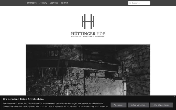 Screenshot of huettinger-hof.de