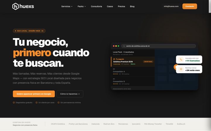 Screenshot of huexs.com