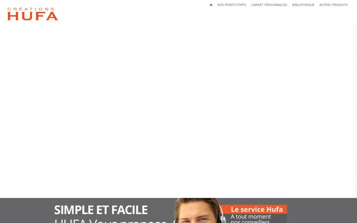 Screenshot of hufa.fr