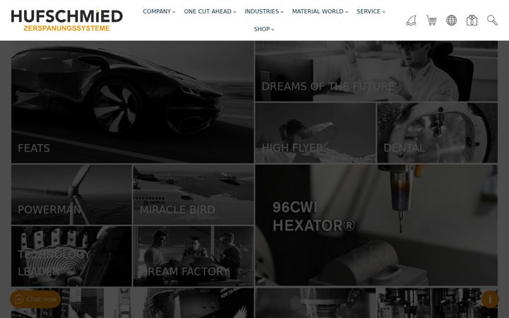 Screenshot of hufschmied.net