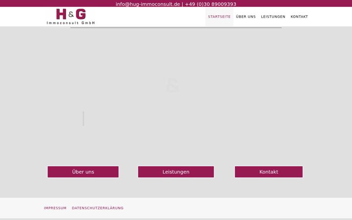 Screenshot of hug-immoconsult.de
