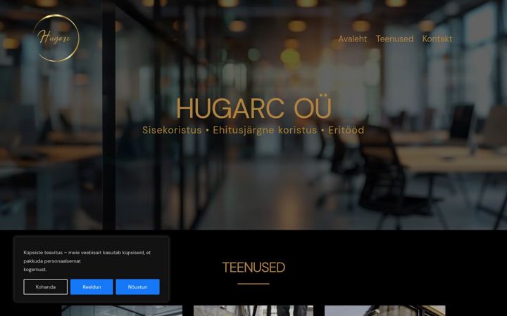 Screenshot of hugarc.ee