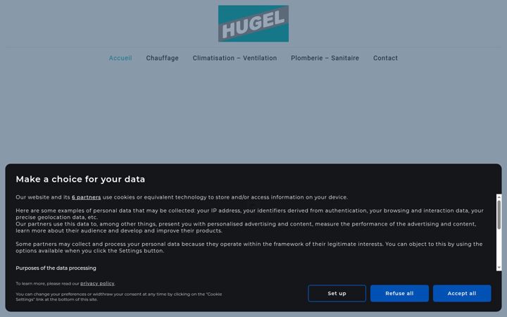 Screenshot of hugelsarl.fr