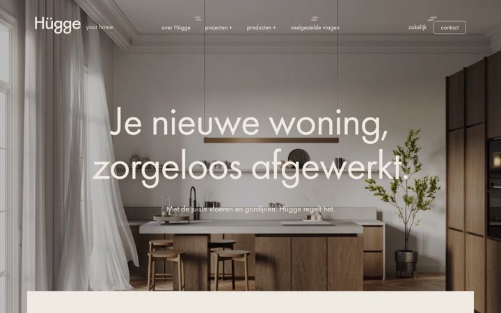 Screenshot του hugge.nl