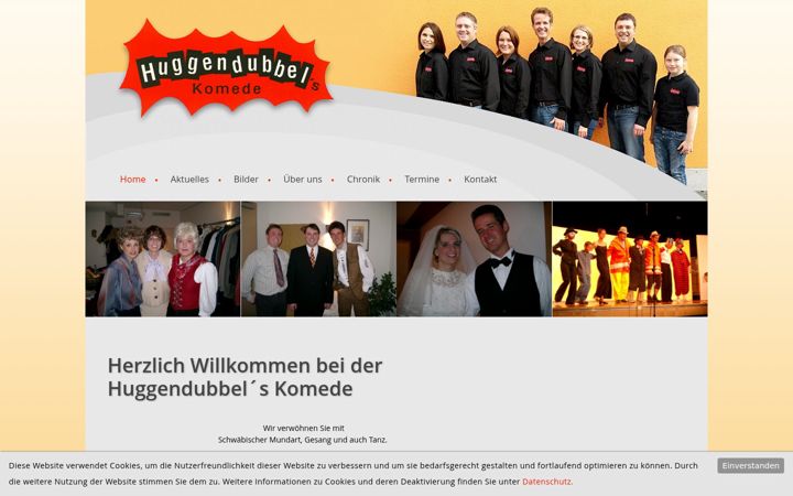 Screenshot of huggendubbel.de
