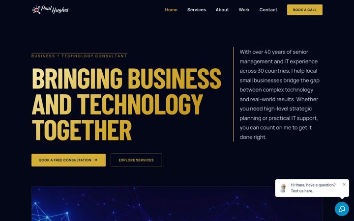 Screenshot of hughesp.com
