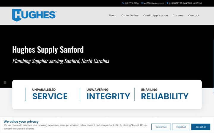 Screenshot of hughessanford.com