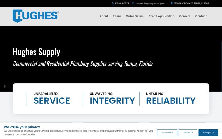 Screenshot of hughestampa.com