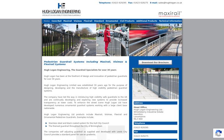 Screenshot of hughlogan.co.uk
