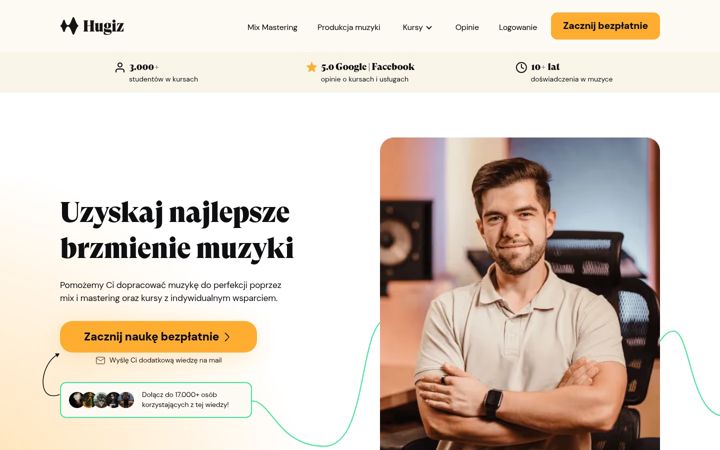 Screenshot of hugizrecords.com