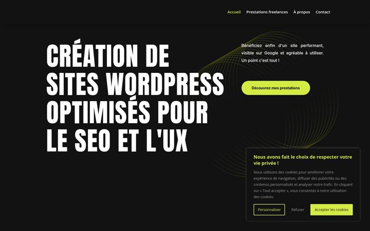 Screenshot of hugo-thiphaine.fr