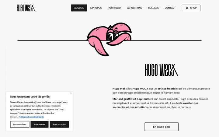 Screenshot of hugo-w2cj.com