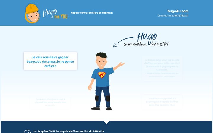 Screenshot of hugo4u.com