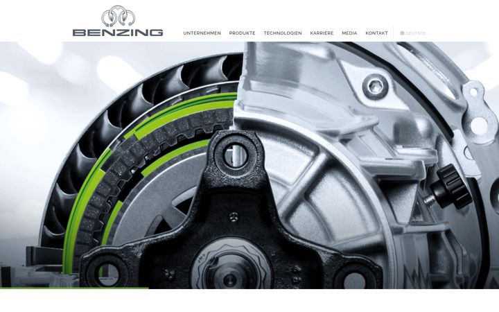 Screenshot of hugobenzing.de