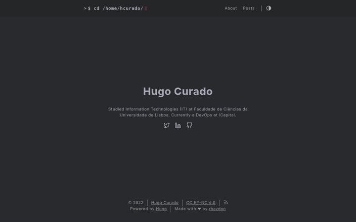 Screenshot of hugocurado.info