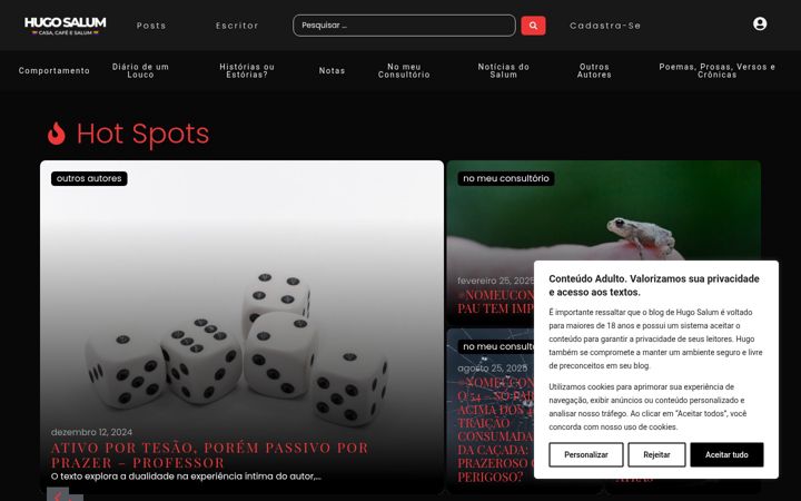 Screenshot of hugosalum.com.br