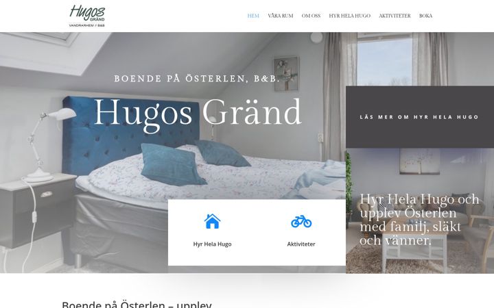 Screenshot of hugosgrand.se