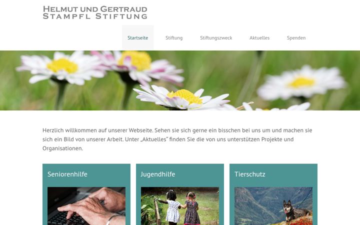 Screenshot of hugs-stiftung.de
