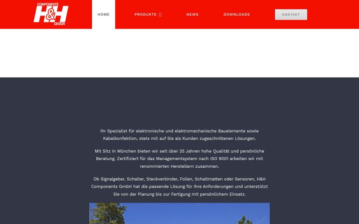 Screenshot of huh-components.de