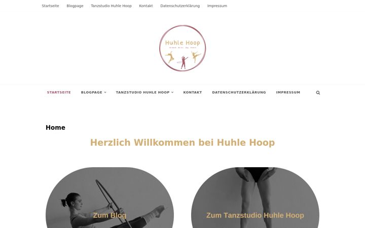 Screenshot of huhlehoop.de