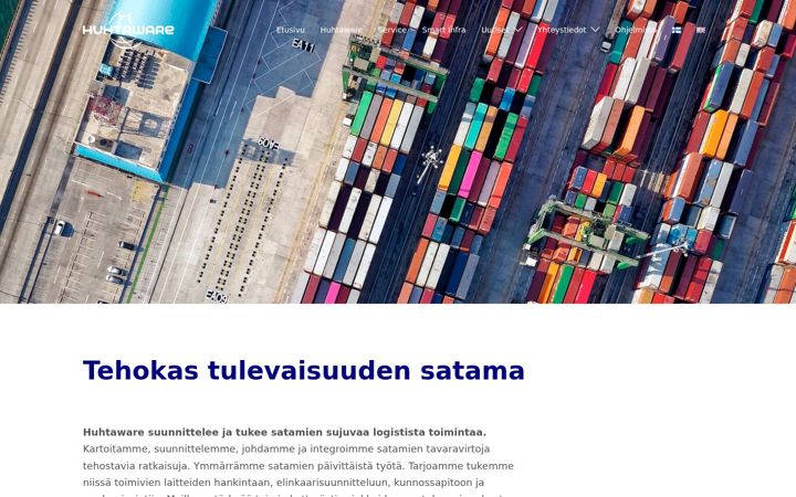 Screenshot of huhtaware.fi