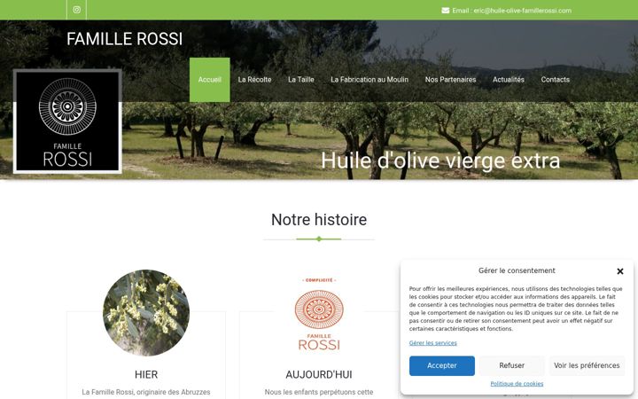 Screenshot of huile-olive-famillerossi.com