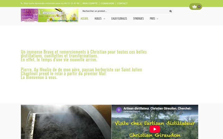 Captura de pantalla de huilesessentiellescherchebrot.com