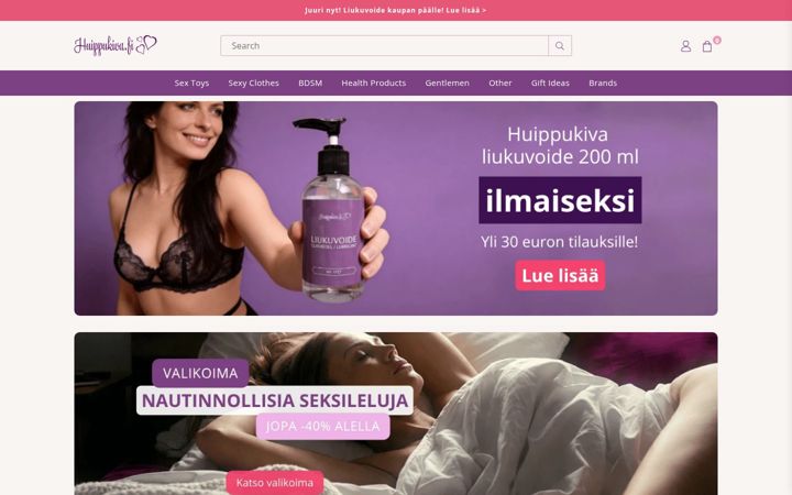 Screenshot of huippukiva.com
